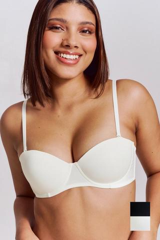 2 Pack Balconette Bras