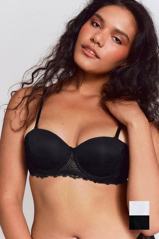 2 Pack Balconette Bras