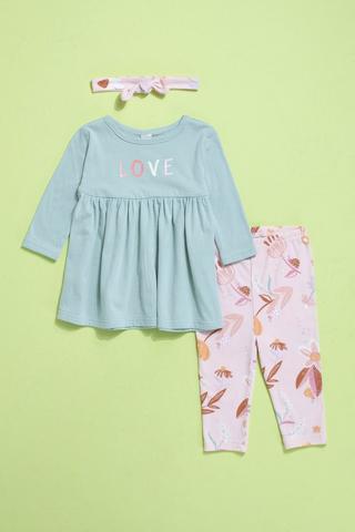 Top, Legging & Headband Set