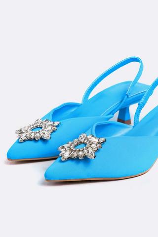 Slingback Kitten Heel