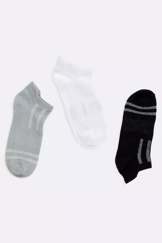 3 Pack Anklet Socks