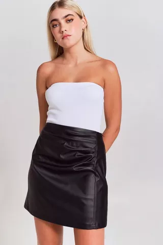 Pleather Skirt