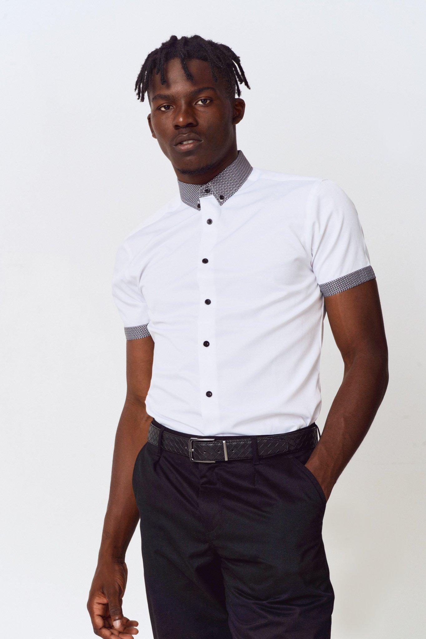 Premium Shirts Attitude Nz01-05 57/58*nz40xnz40 130*90 100%cotton 130*90 main image 1