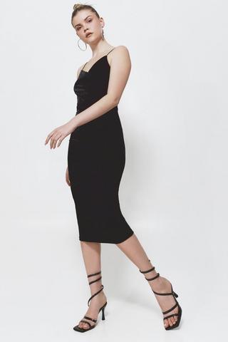Velour Bodycon Dress