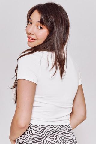 Ruched Fitted Top