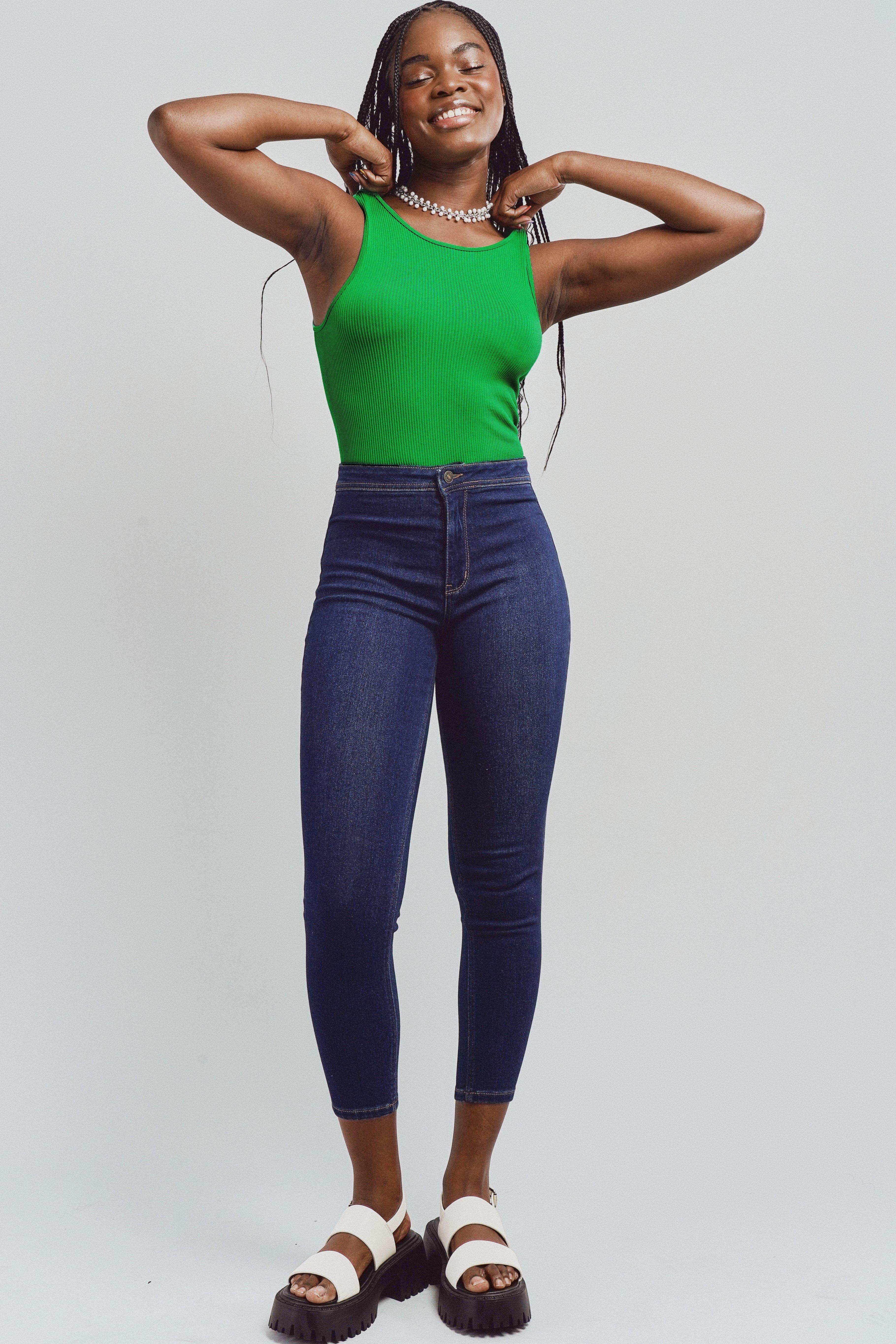 Naya Tube Denim Top main image 1