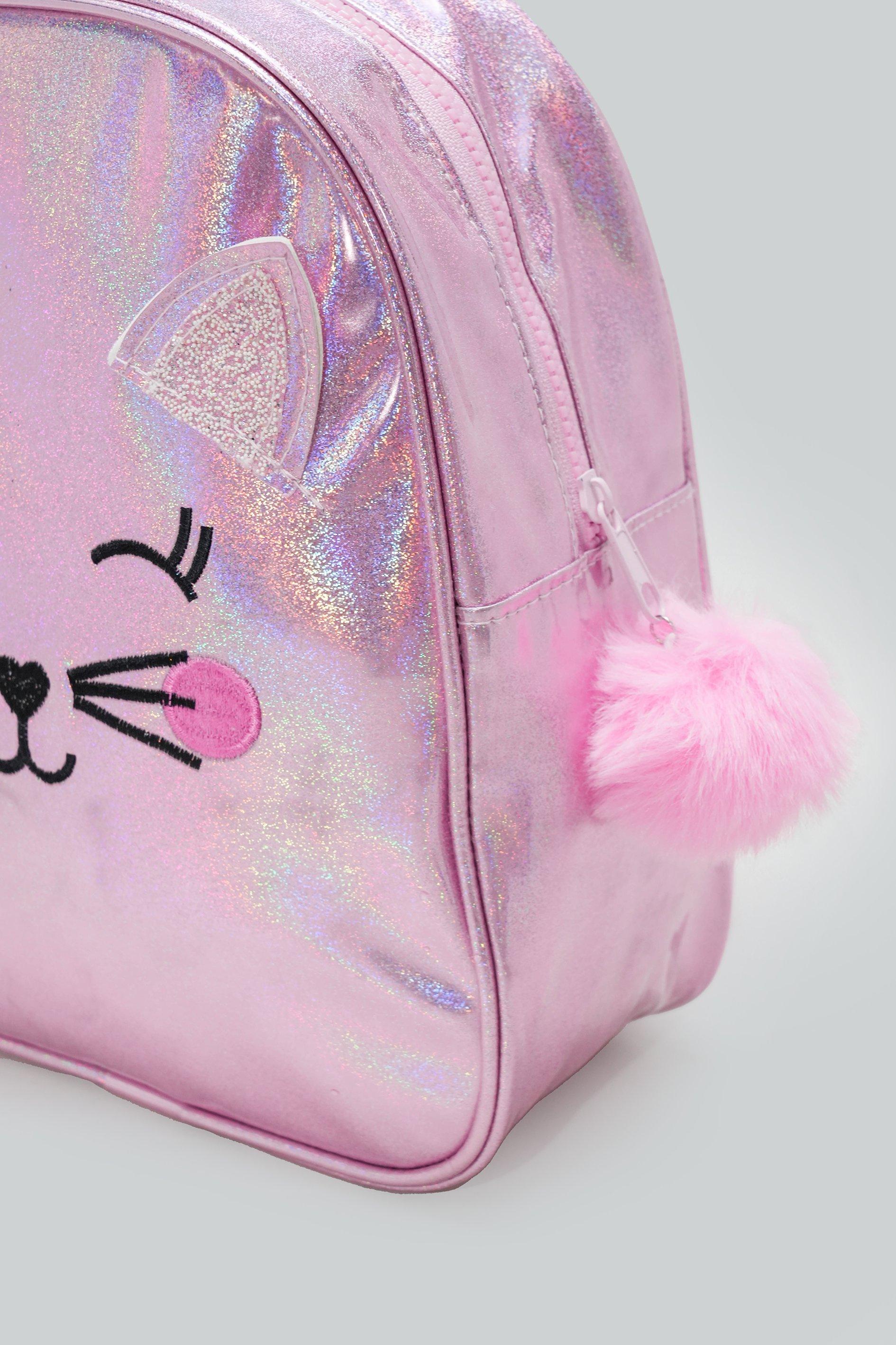 Under One Sky, Accessories, Under One Sky Mini Cat Unicorn Glitter Pink  Back Pack