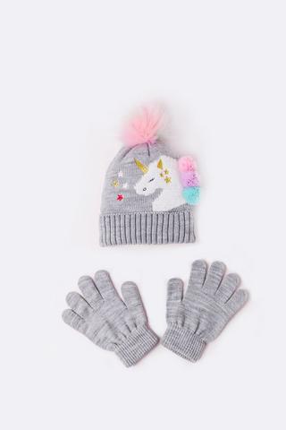 Beanie & Gloves Set