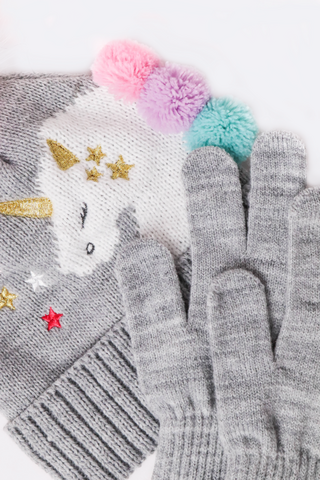 Beanie & Gloves Set