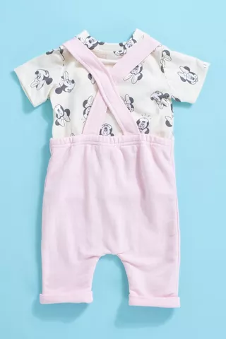 Minnie Mouse Dungaree Set