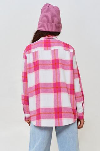 Check Oversized Shirt