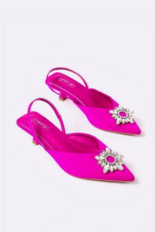 Slingback Kitten Heel