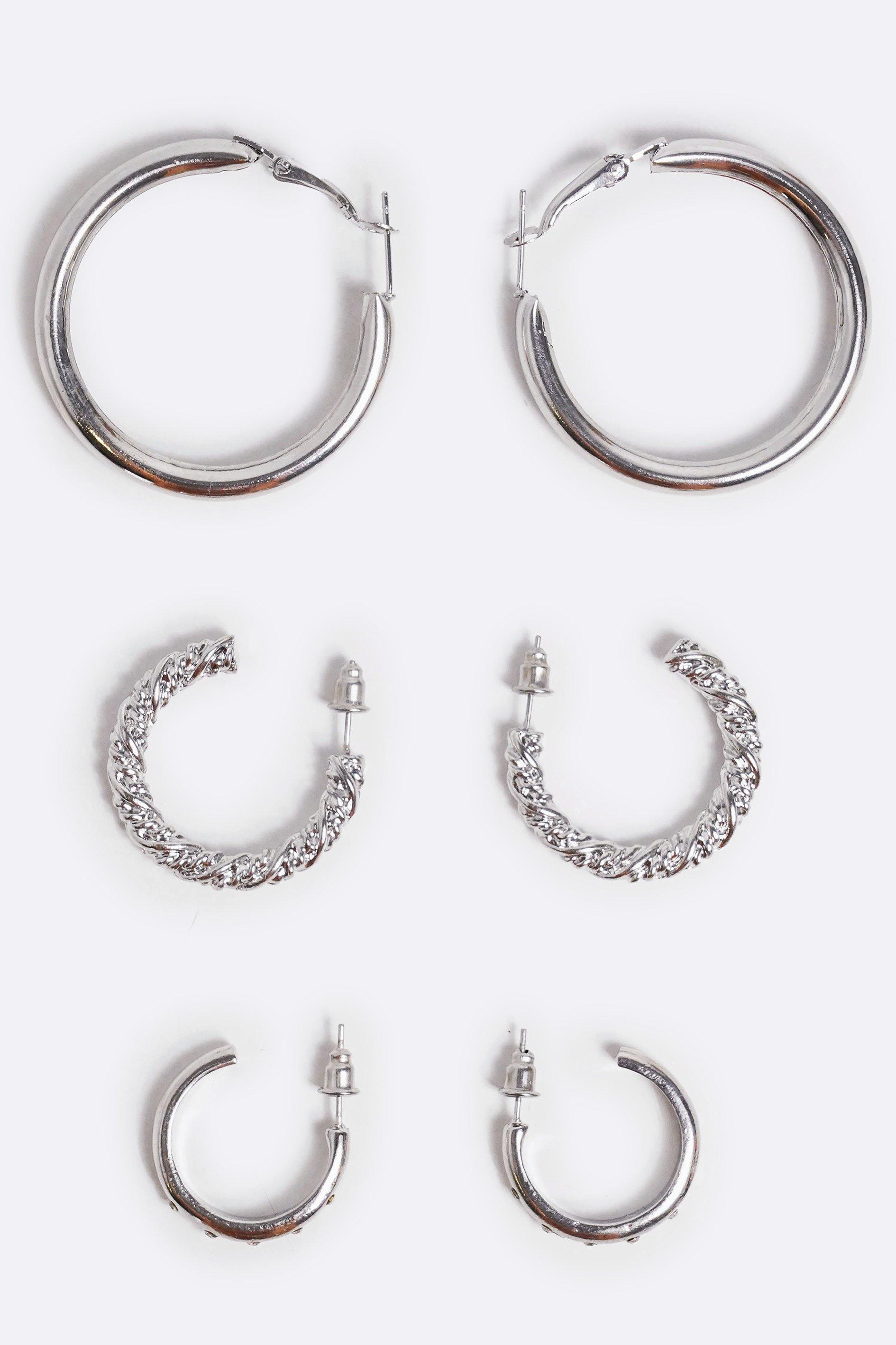 Mia Hoop Earrings - 3 Pack