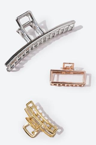 3 Pack Hair Claw