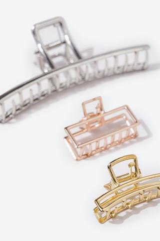 3 Pack Hair Claw