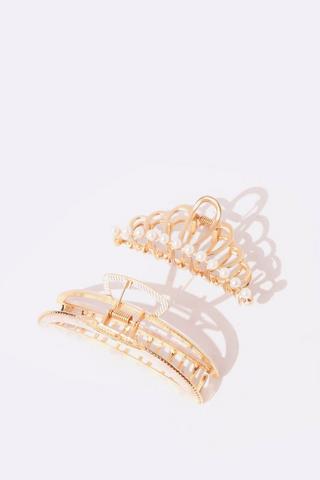2 Pack Hair Claw