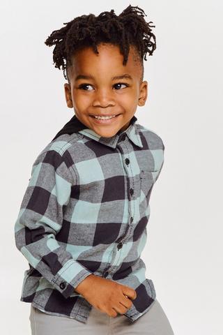 Hooded Check Shirt