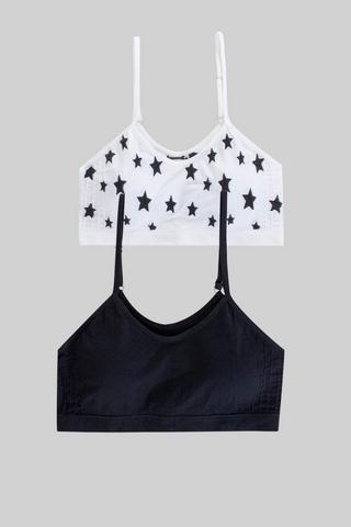 2 Pack Crop Bra