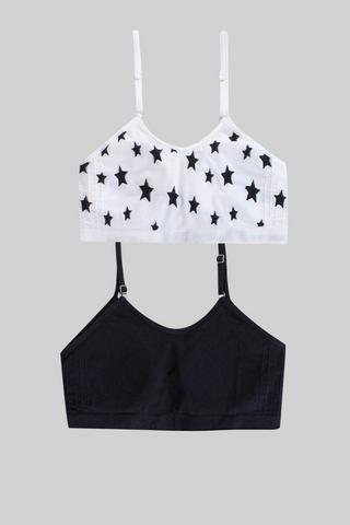 2 Pack Crop Bra