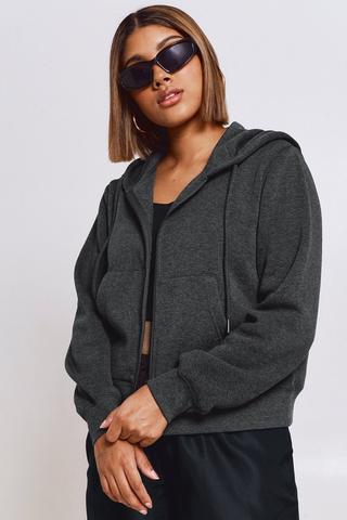 Zip Through Active Hoodie