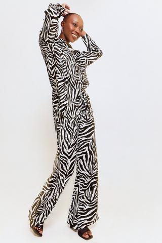 Satin Wide Leg Pants