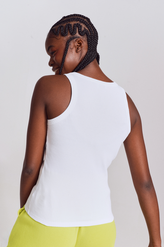 Ribbed Racer Tank