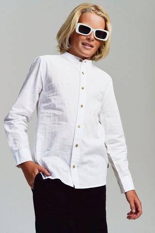 Mandarin Collar Shirt