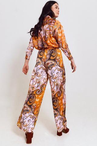 Satin Wide Leg Pants