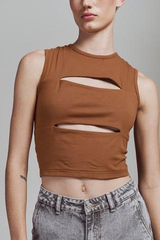 Cut Out Tank Top