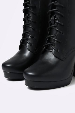 Ankle Block Heel Boot