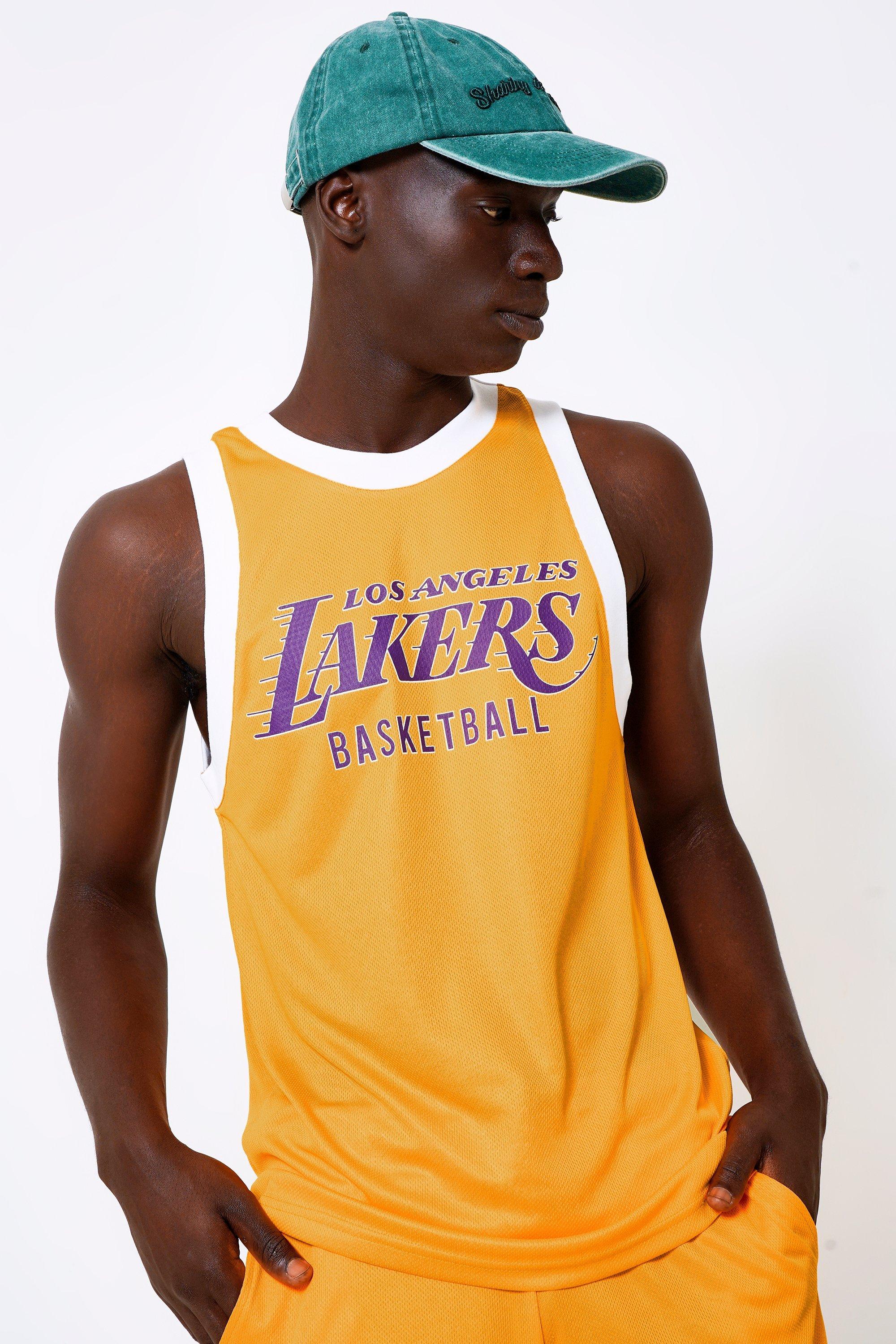 Los Angeles Lakers Warm Up Muscle Tank