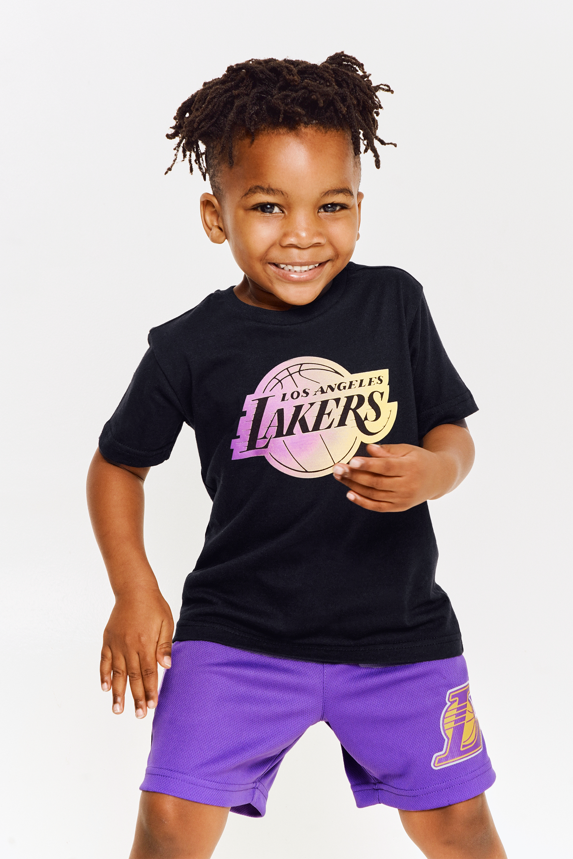 Boys hot sale lakers shirt