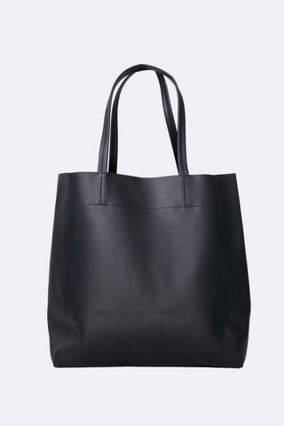 Pleather tote discount