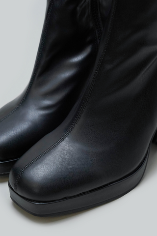 Ankle Block Heel Boot