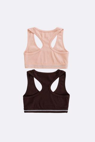 2 Pack Crop Bras