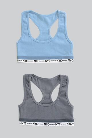 2 Pack Crop Bras