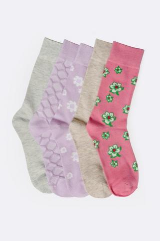 5 Pack Anklet Socks