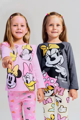 2 Pack Minnie Mouse Long Sleeve T-Shirts