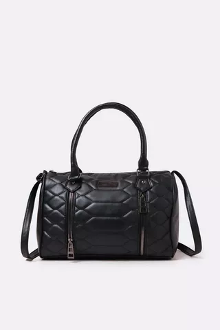 Quilted Bowler Bag