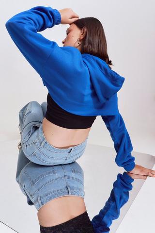 Crop top hoodie mr cheap price