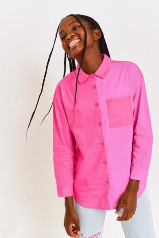 Oversized Colourblock Shirt
