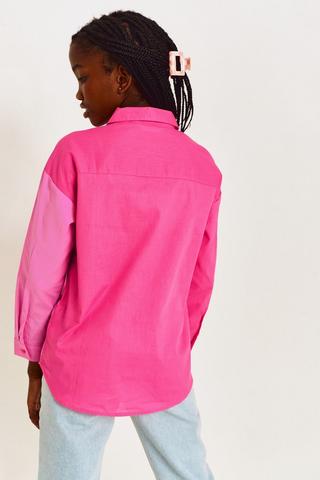 Oversized Colourblock Shirt