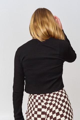 Long Sleeve Ribbed Top