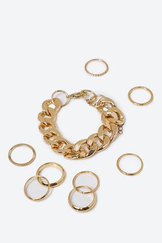 Bracelet And Ring Combo