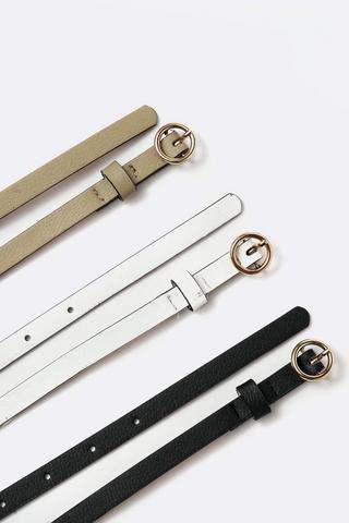 3 Pack Skinny Belts