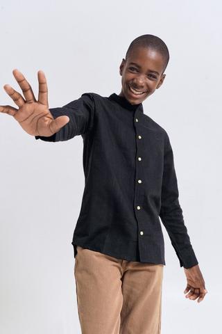 Mandarin Collar Shirt