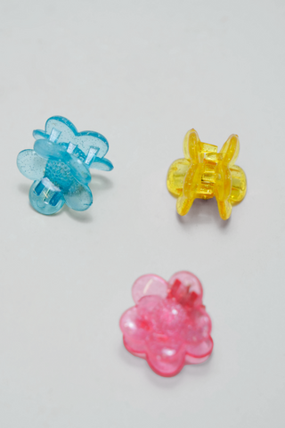 12 Pack Flower Hair Clip Set