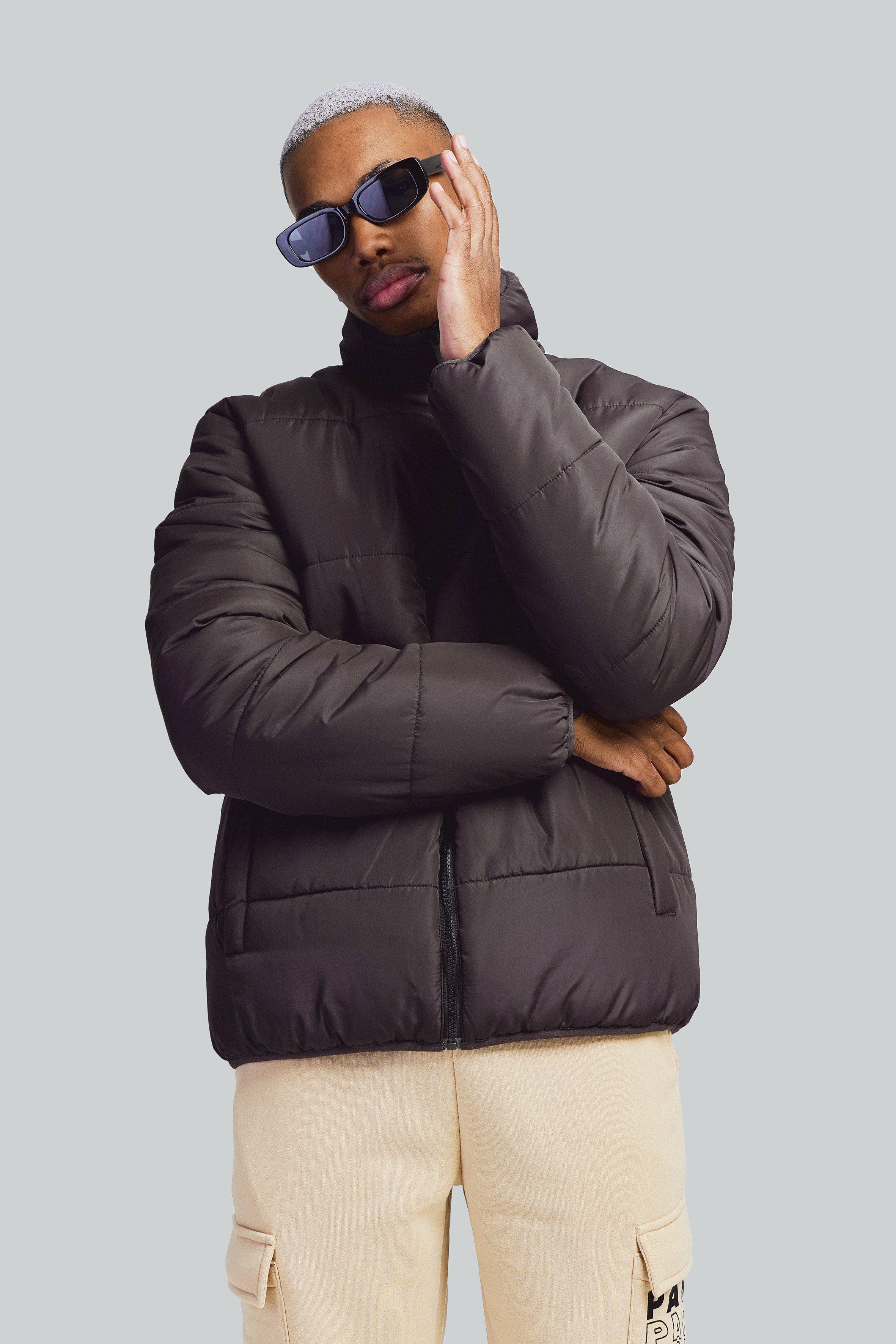puffer tie jacket