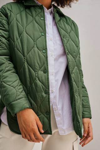 Quilted Puffer Shacket