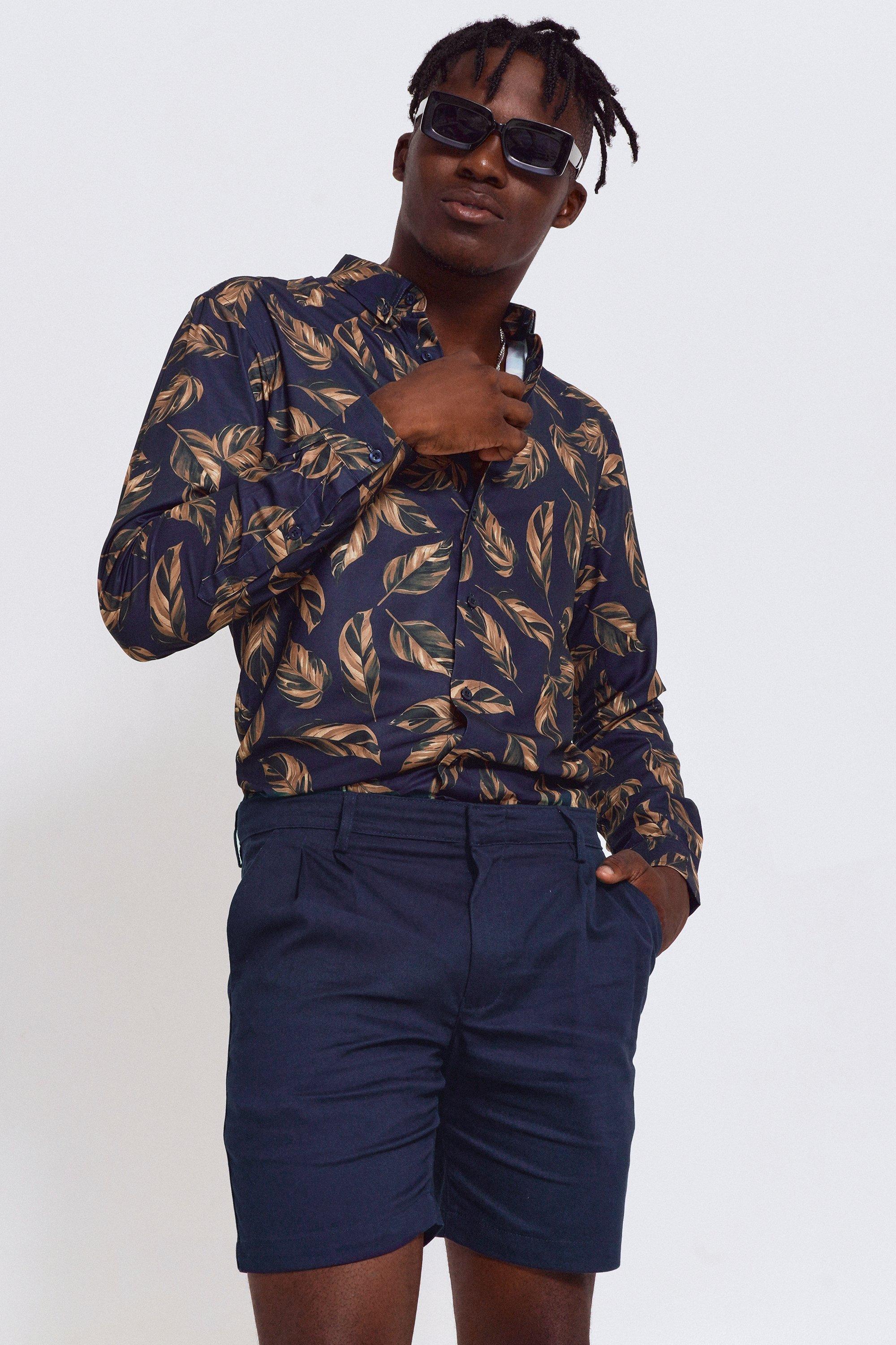 pleated tempo shorts